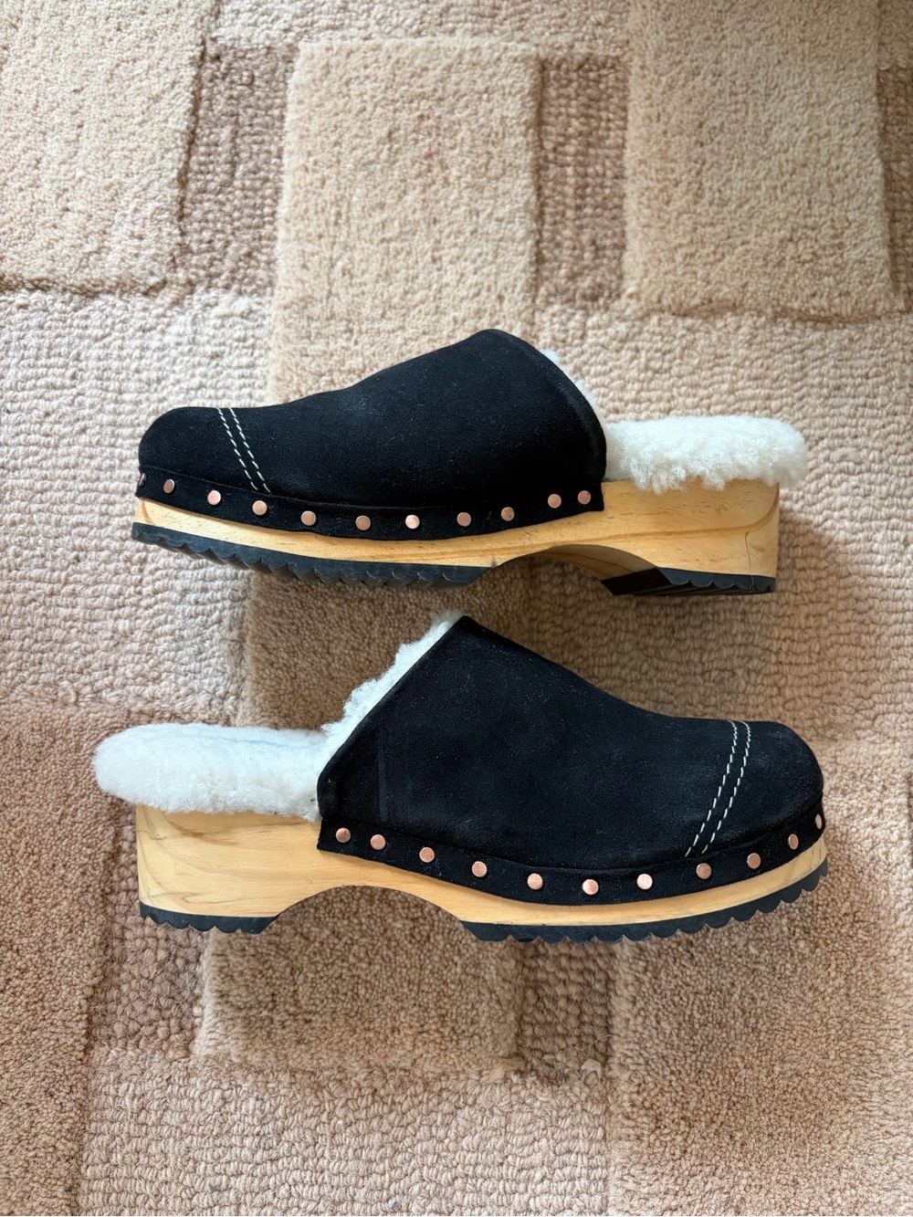 Free People Oak Cozy Clog Mules